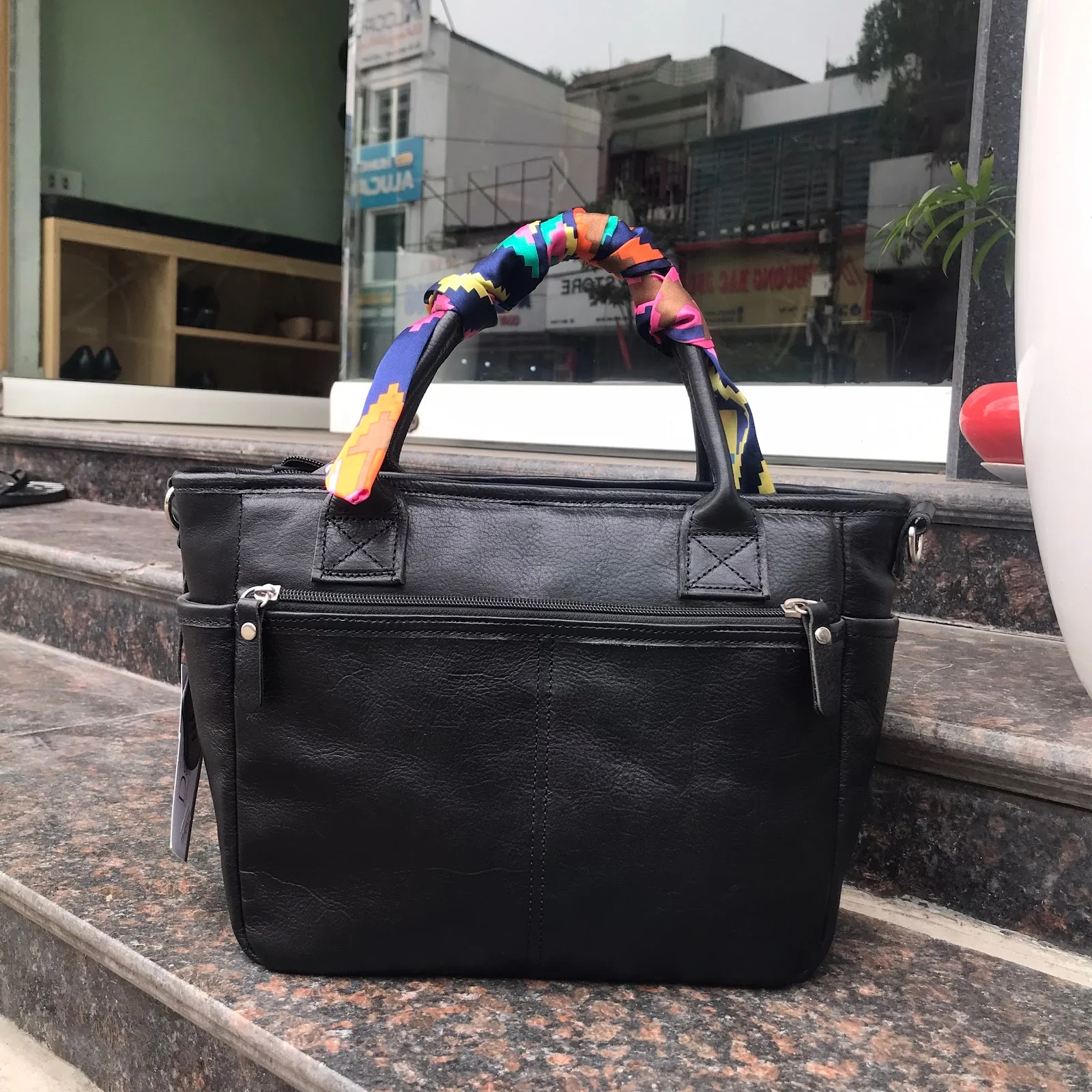 Sản xuất túi xách da bò nữ - Mẫu 015