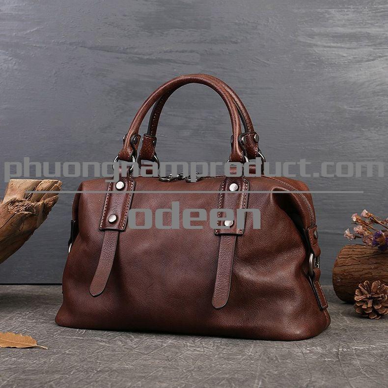 Sản xuất túi xách da bò nữ - Mẫu 10