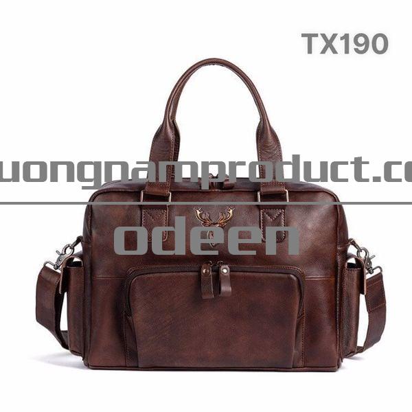 Sản xuất túi xách da bò nam - Mẫu 015