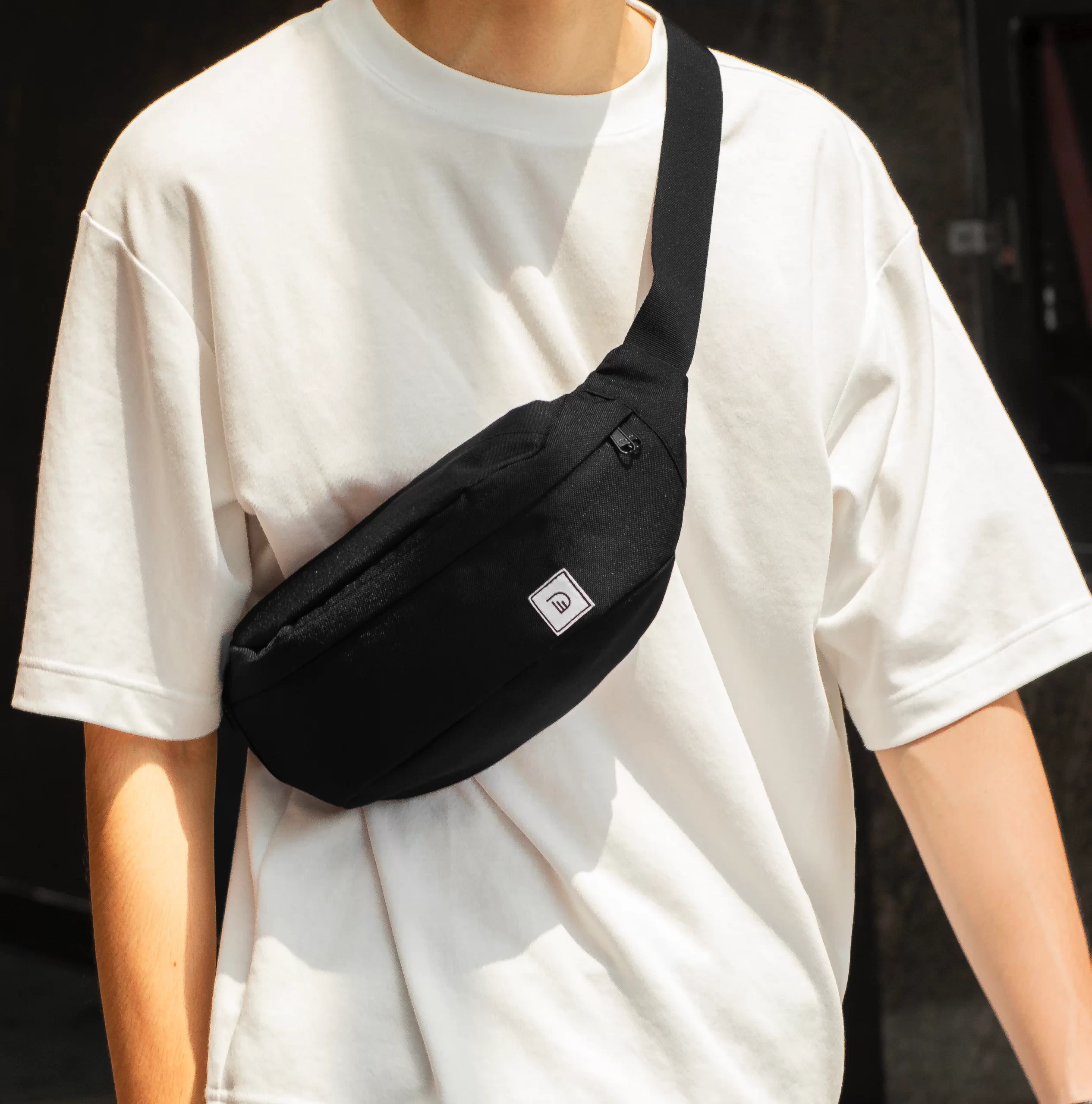 Sản xuất túi đeo chéo (túi bao tử) - Mẫu 008