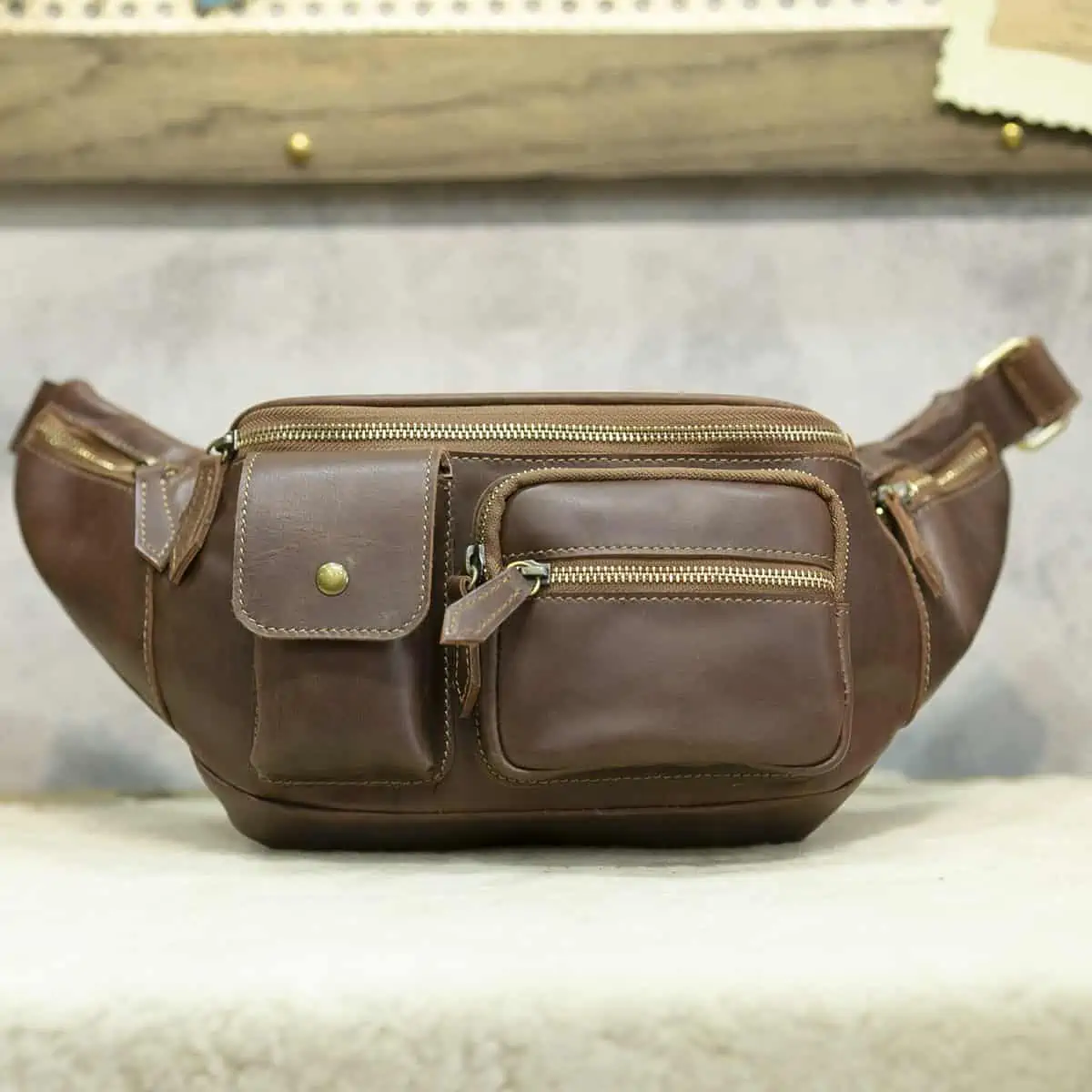 Sản xuất túi đeo chéo (túi bao tử) - Mẫu 009